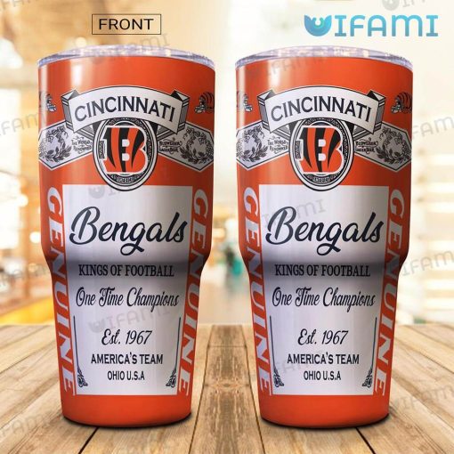Budweiser Cincinnati Bengals Tumbler Kings Of Football Gift