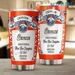 Budweiser Denver Broncos Tumbler Kings Of Football Gift Beer Lovers