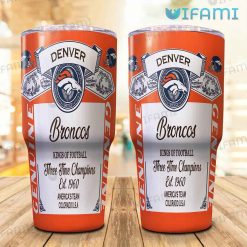 Budweiser Denver Broncos Tumbler Kings Of Football Present Beer Lovers