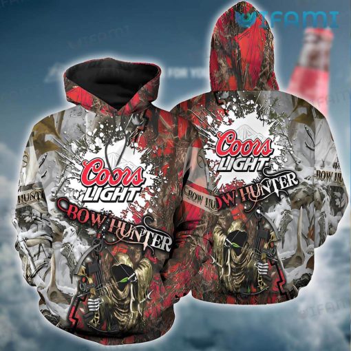 Budweiser Hoodie 3D Bow Hunter Gift For Beer Lovers