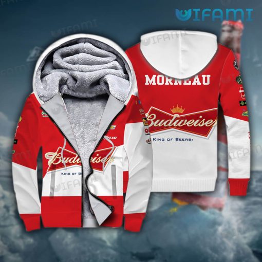 Budweiser Hoodie 3D Kevin Harvick Gift For Beer Lovers