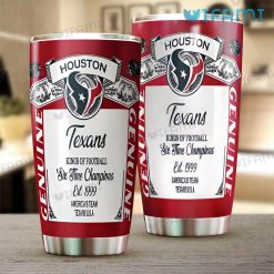 Budweiser Houston Texans Tumbler Kings Of Football Gift