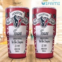 Budweiser Houston Texans Tumbler Kings Of Football Present