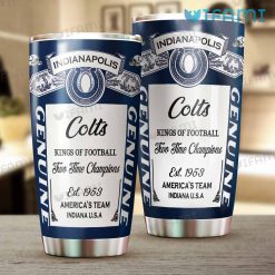 Budweiser Indianapolis Colts Tumbler Kings Of Football Gift