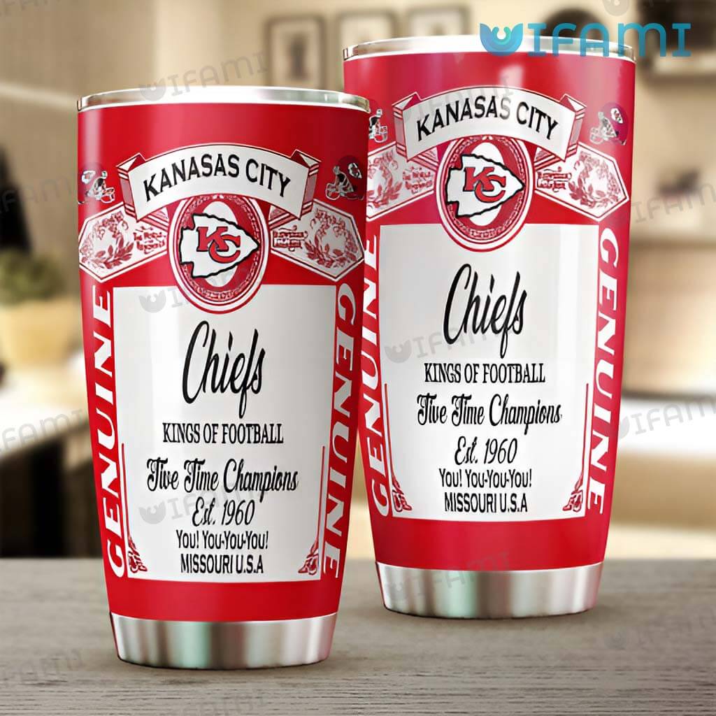 Perfect Budweiser Kansas City Chiefs Kings Of Football Tumbler Gift