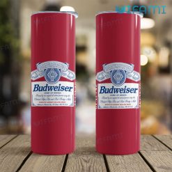 Budweiser Label Tumbler King Of Beers Present For Beer Lover