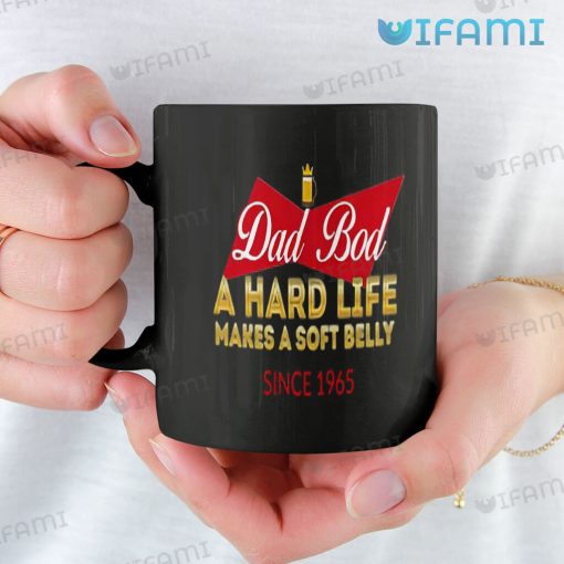 Budweiser Mug Dad Bod A Hard Lift Makes A Soft Belly Gift