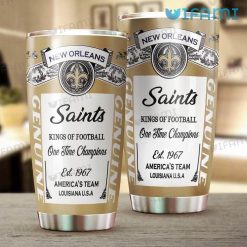 Budweiser New Orleans Saints Tumbler Kings Of Football Present For Beer Lovers