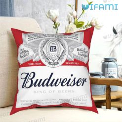 Budweiser Pillow Beer Label Gift For Beer Lovers 4