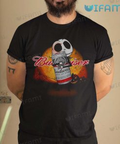 Budweiser Shirt Jack Skellington Hugs Budweiser Beer Lovers Gift