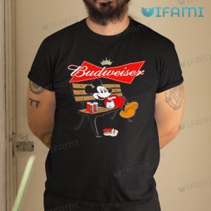 Budweiser Shirt Mickey Mouse Gift For Beer Lovers