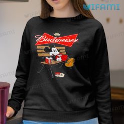 Budweiser Shirt Mickey Mouse Sweatshirt For Beer Lovers