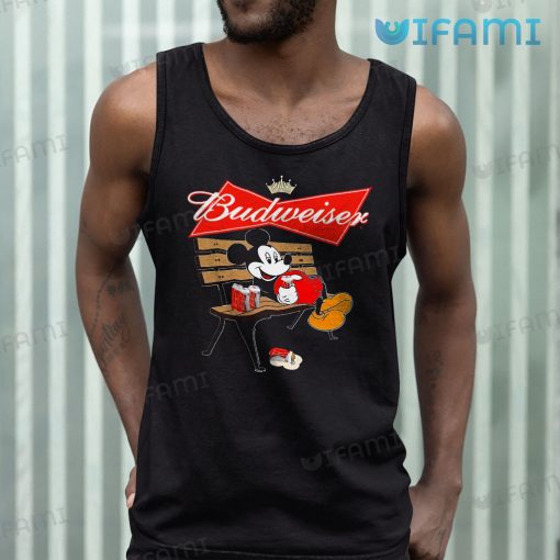 Budweiser Shirt Mickey Mouse Gift For Beer Lovers