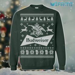 Budweiser Christmas Sweater Most Wonderful Time For A Budweiser Gift