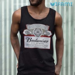 Budweiser T Shirt Classic Label Beer Lovers Tank Top