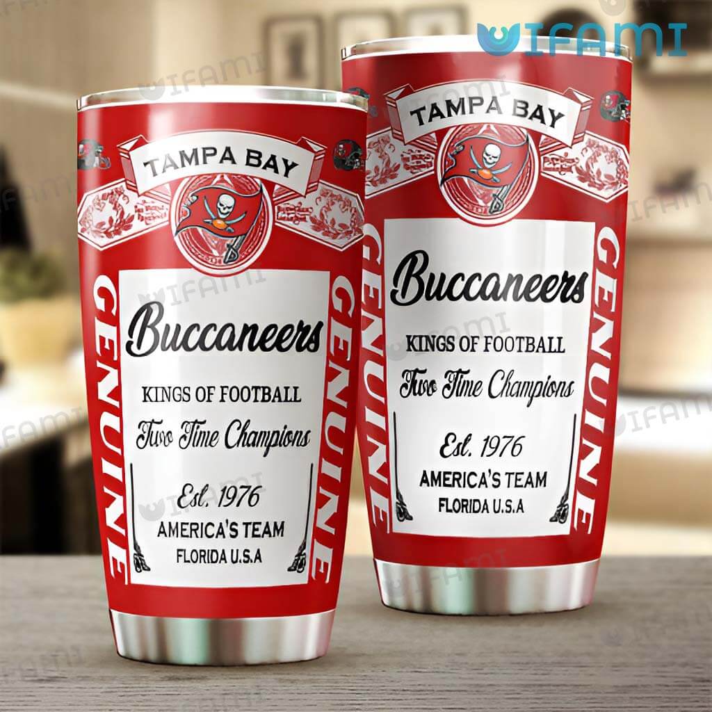 Unique Budweiser Tampa Bay Buccaneers Kings Of Football Tumbler Gift