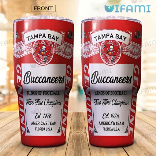 Budweiser Tampa Bay Buccaneers Tumbler Kings Of Football Gift