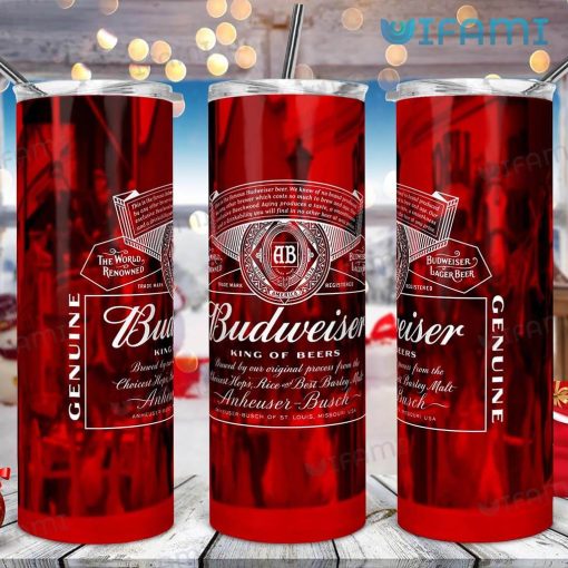 Budweiser Tumbler King Of Beers Red Label Gift