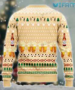 Budweiser Ugly Sweater Beer Glass Bottle Pattern Present For Beer Lovers