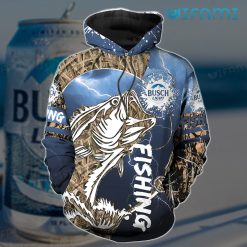 Busch Light Hoodie 3D Fishing Gift For Beer Lovers