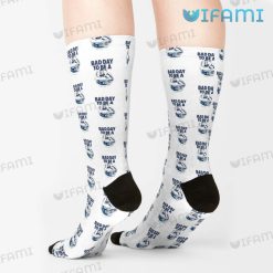 Busch Light Socks Bad Day To Be A Pattern Beer Lovers Present On Feet