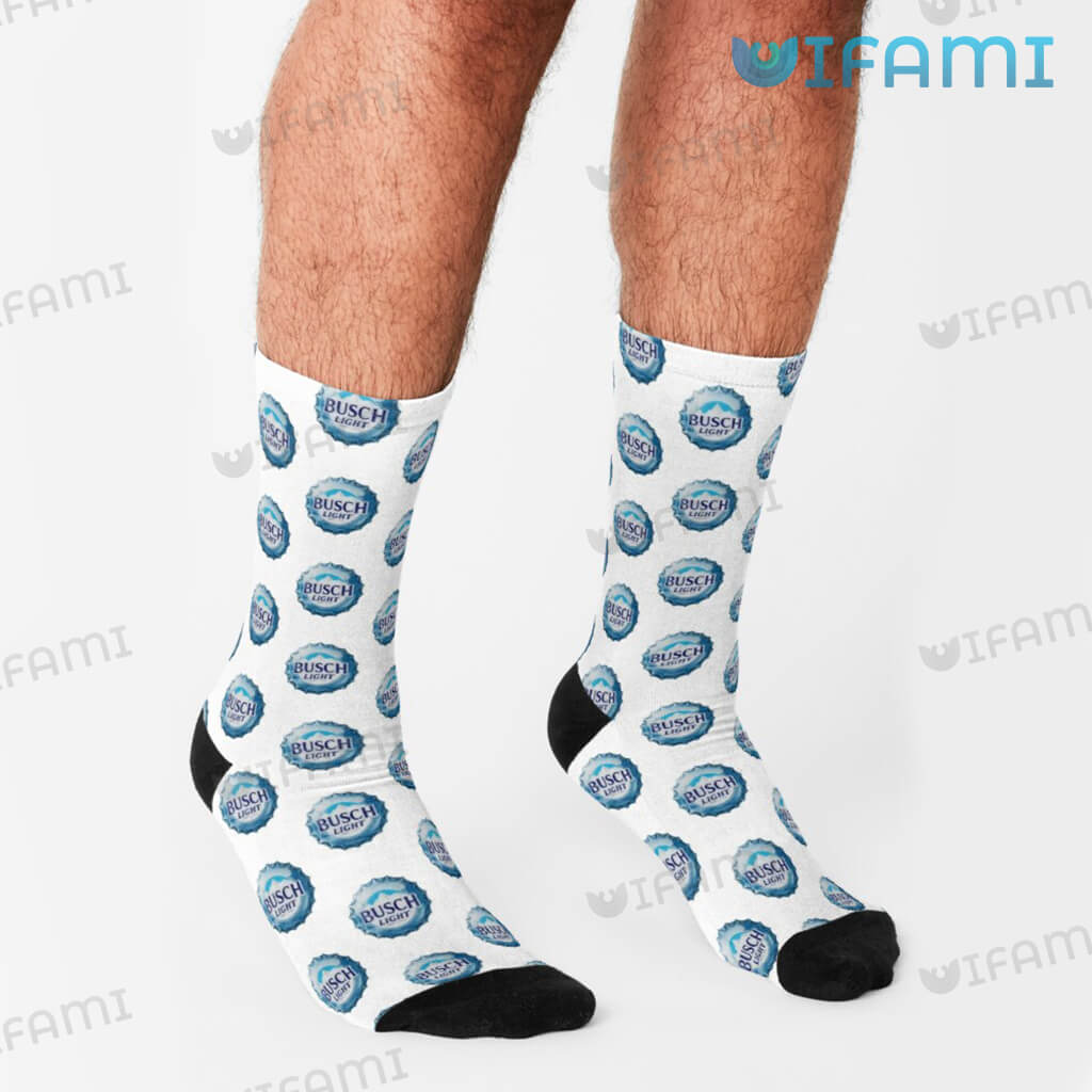 Perfect Busch Light Beer Cap Socks Gift For Beer Lovers