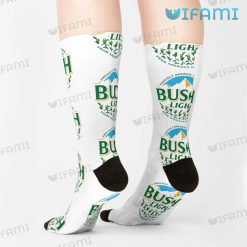 Busch Light Socks Corn Farm Logo Beer Lovers Present On Feet