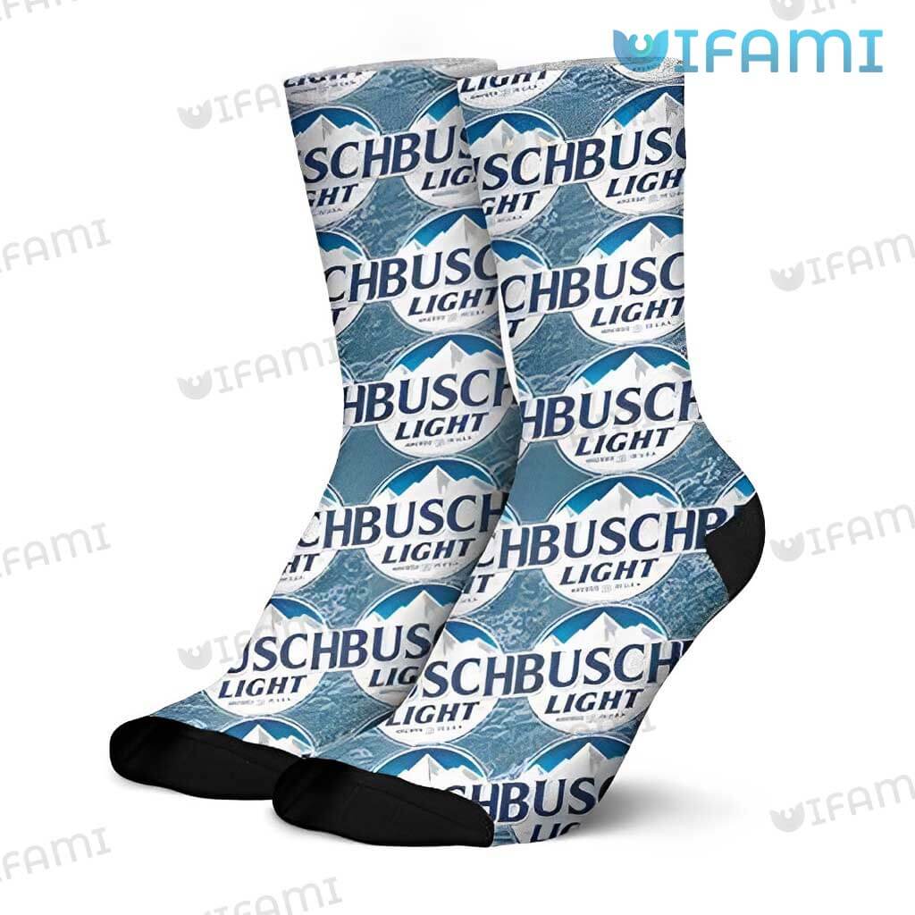 Unique Busch Light Multi Logos  Socks Gift For Beer Lovers