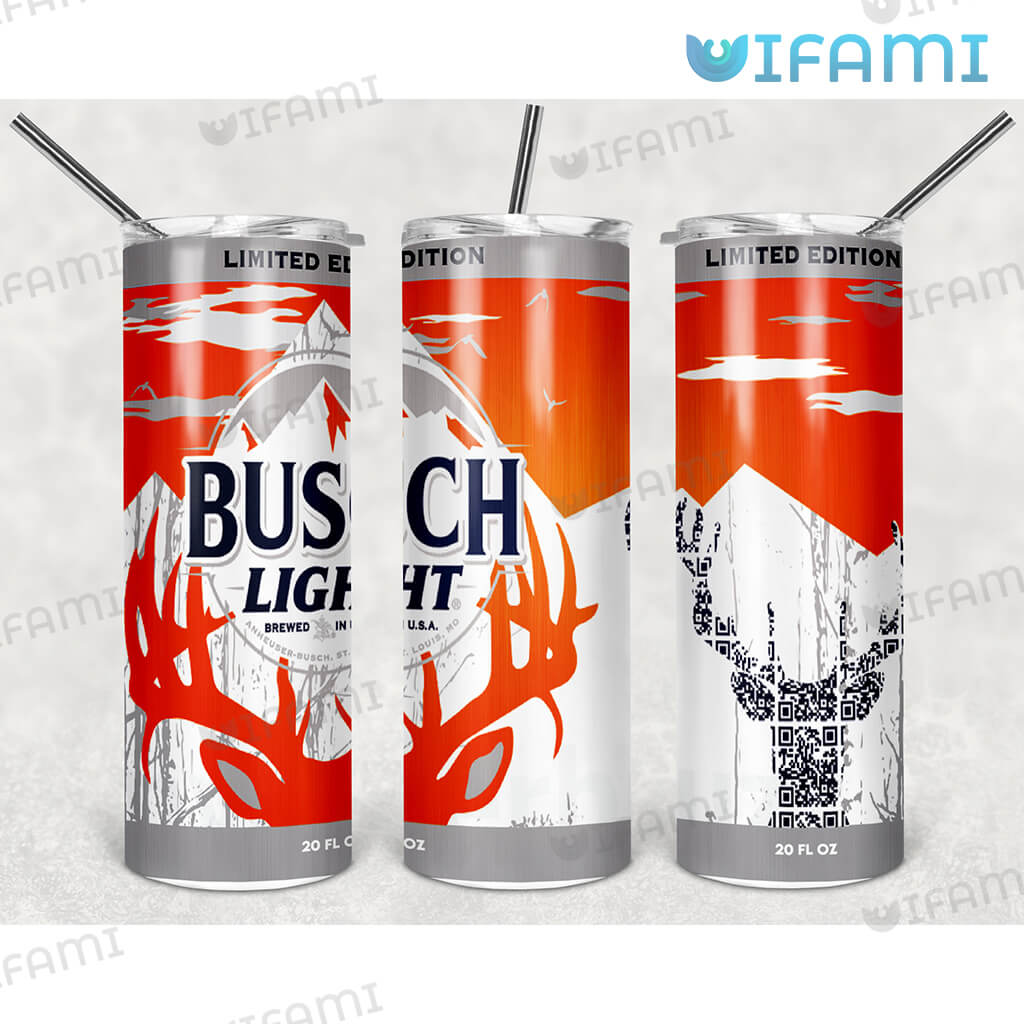 Unique Busch Light Deer Hunting Tumbler  Gift For Beer Lovers