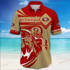 Classic San Francisco 49ers Hawaiian Shirt 49ers Present Front