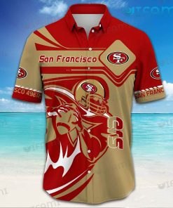 Classic San Francisco 49ers Hawaiian Shirt 49ers Present Front