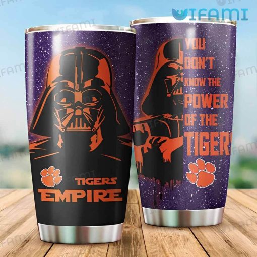Clemson Tumbler Darth Vader You Don’t Know The Power Of The Clemson Tigers Gift