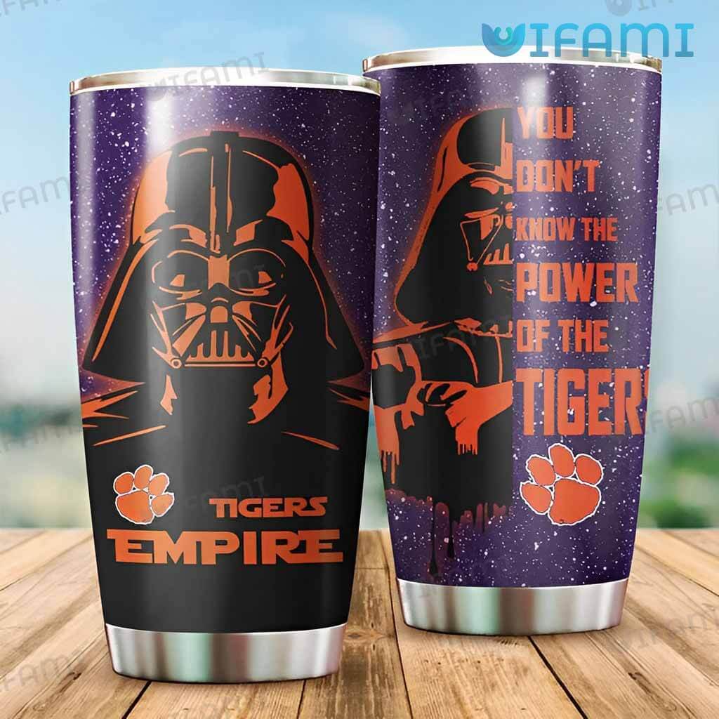 Special Clemson  Darth Vader You Don't Know The Power Of The Tumbler Clemson Tigers Gift