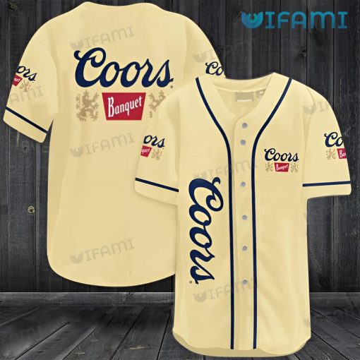 Coors Banquet Baseball Jersey Classic Gift For Beer Lovers
