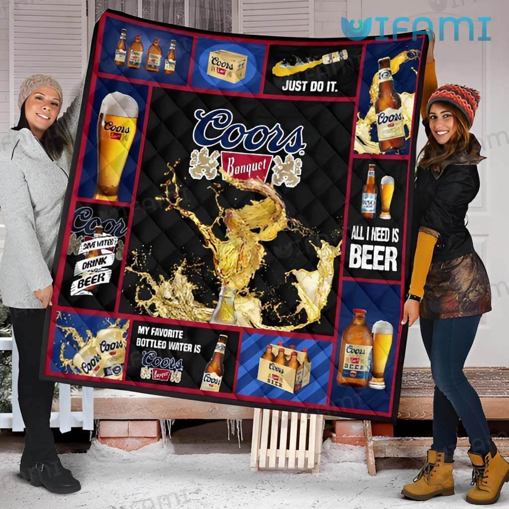 Original Coors Banquet Just Do It All I Need Is Blanket Beer Lovers Gift
