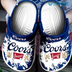 Coors Banquet Crocs Paint Splatter Beer Lovers Gift