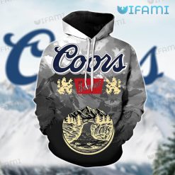 Coors Banquet Hoodie 3D Coors Mountain Beer Lovers Gift