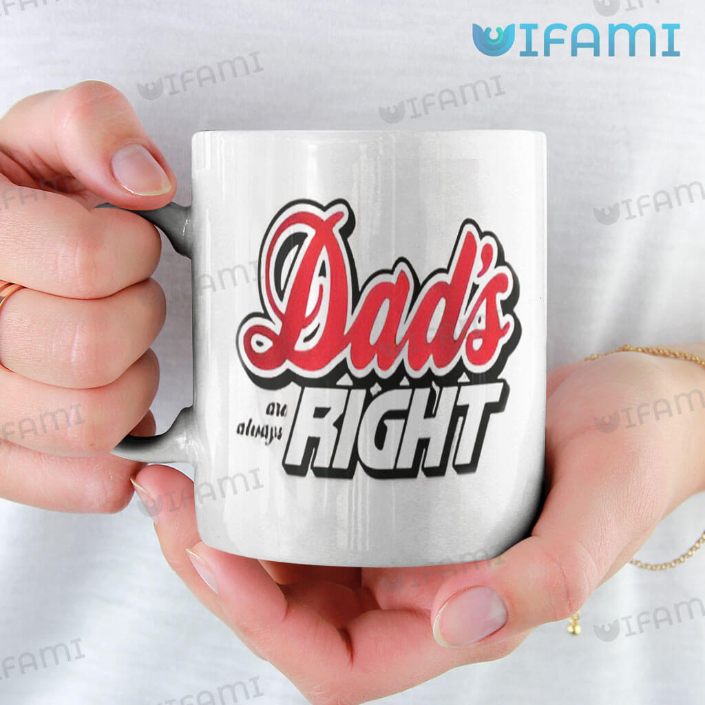 Original Coors Beer Dad's Are Always Right Coors Light Mug Beer Lovers Gift