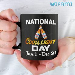 Coors Beer Mug National Coors Light Day Jan 1 Dec 31 Beer Lovers Gift