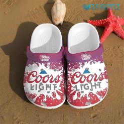 Coors Light Crocs Paint Splatter Gift For Beer Lovers