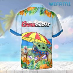 Coors Light Hawaiian Shirt Baby Yoda Beer Lovers Gift 3
