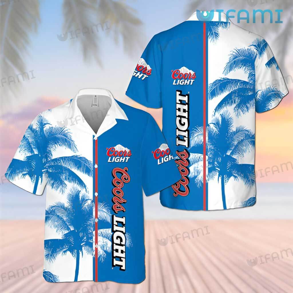 Perfect Coors Light Hawaiian Palm Tree Shirt Gift For Beer Lovers