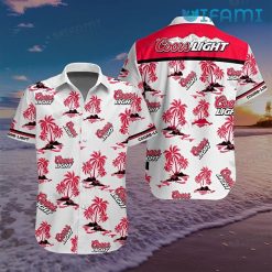 Coors Light Hawaiian Shirt Tropical Palm Tree Beer Lovers Gift 1