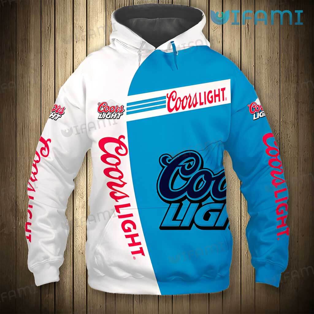 Cozy Coors Light 3D Blue White Hoodie Beer Lovers Gift