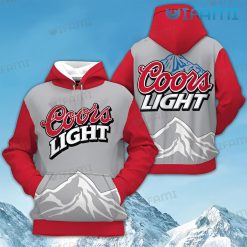 Coors Light Hoodie 3D Coors Mountain Beer Lovers Gift
