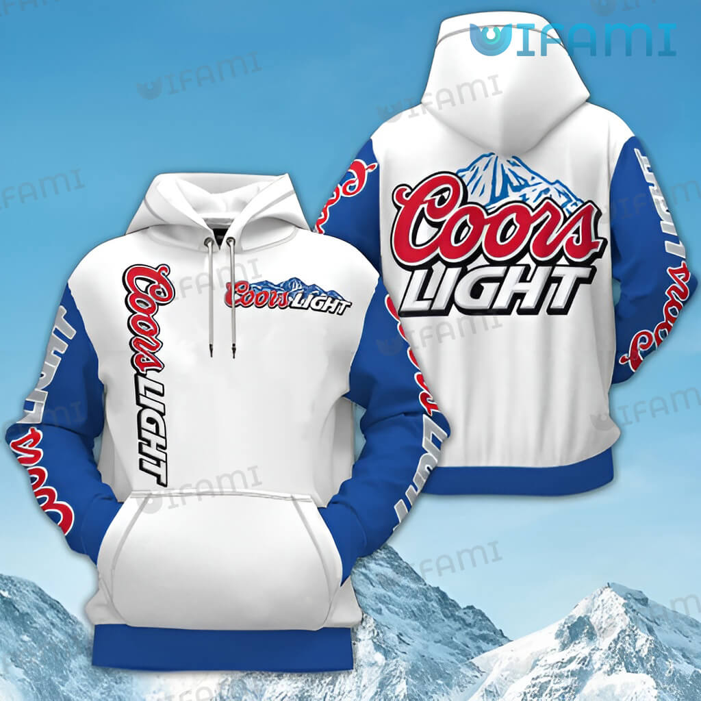 Perfect Coors Light 3D White Blue Hoodie Beer Lovers Gift