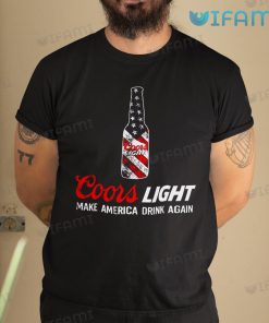 Coors Light Make America Drink Again Shirt Beer Lovers Gift