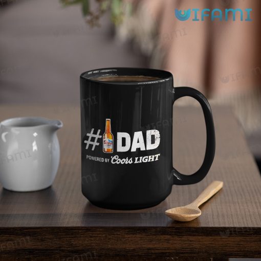 Coors Light Mug Number 1 Dad Powered By Coors Light Gift For Beer Lovers
