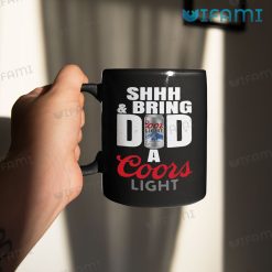 Coors Light Mug Shhh And Bring Dad A Coors Light Beer Lovers Gift Mug 11oz