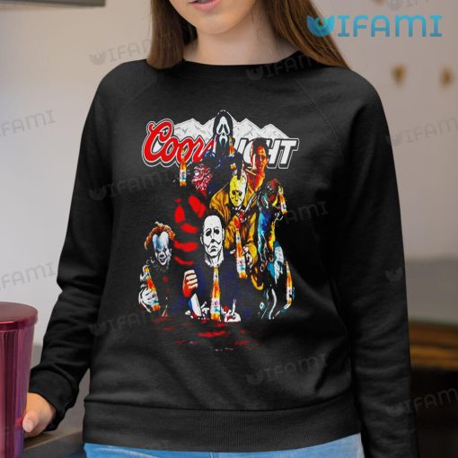 Coors Light Shirt Horror Movie Characters Gift For Beer Lovers